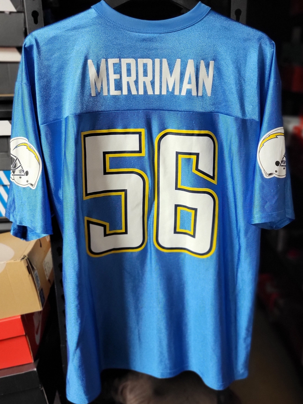 #56 Shawne Merriman San Diego Chargers NFL Players Jersey Size Large